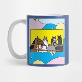 Horses Rider Pony Girl Mug